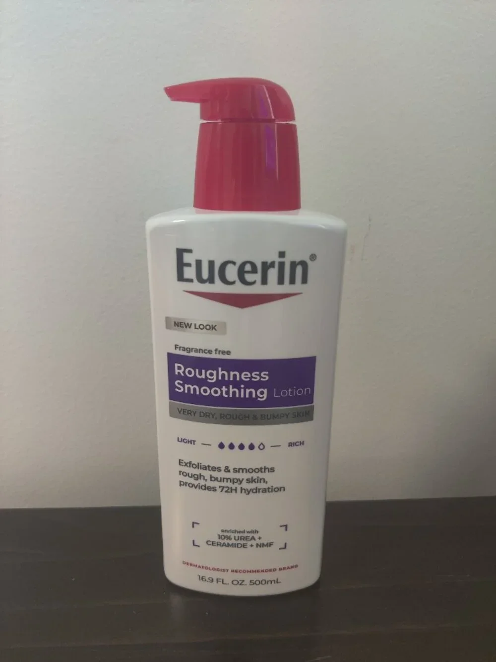 Eucerin Roughness Smoothing Lotion Fragrance Free 16.9 fl oz